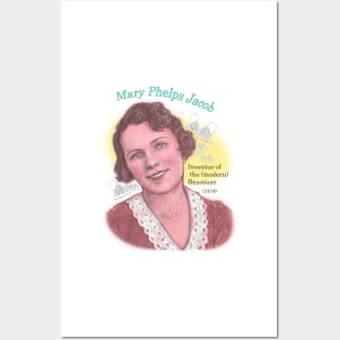 Mary Phelps Jacob, Inventor of the Modern Bra Posters and Art